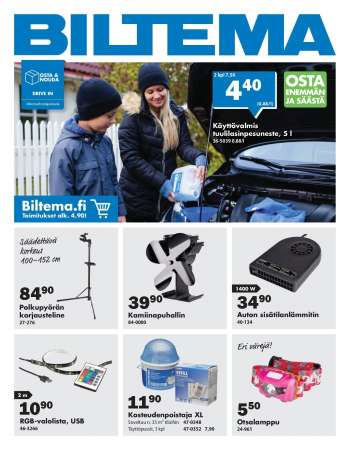 Biltema tarjoukset  - 27.10.2021 - 31.10.2021.