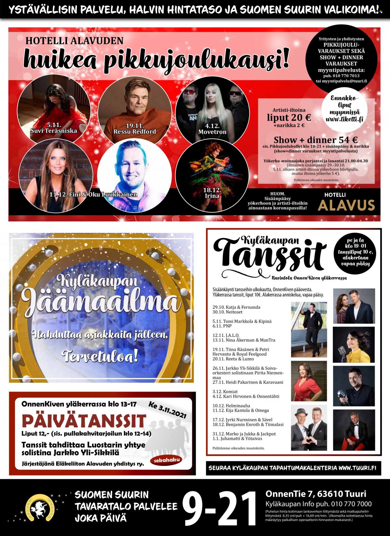 Tuuri tarjoukset - 28.10.2021 - 03.11.2021. Sivu 1