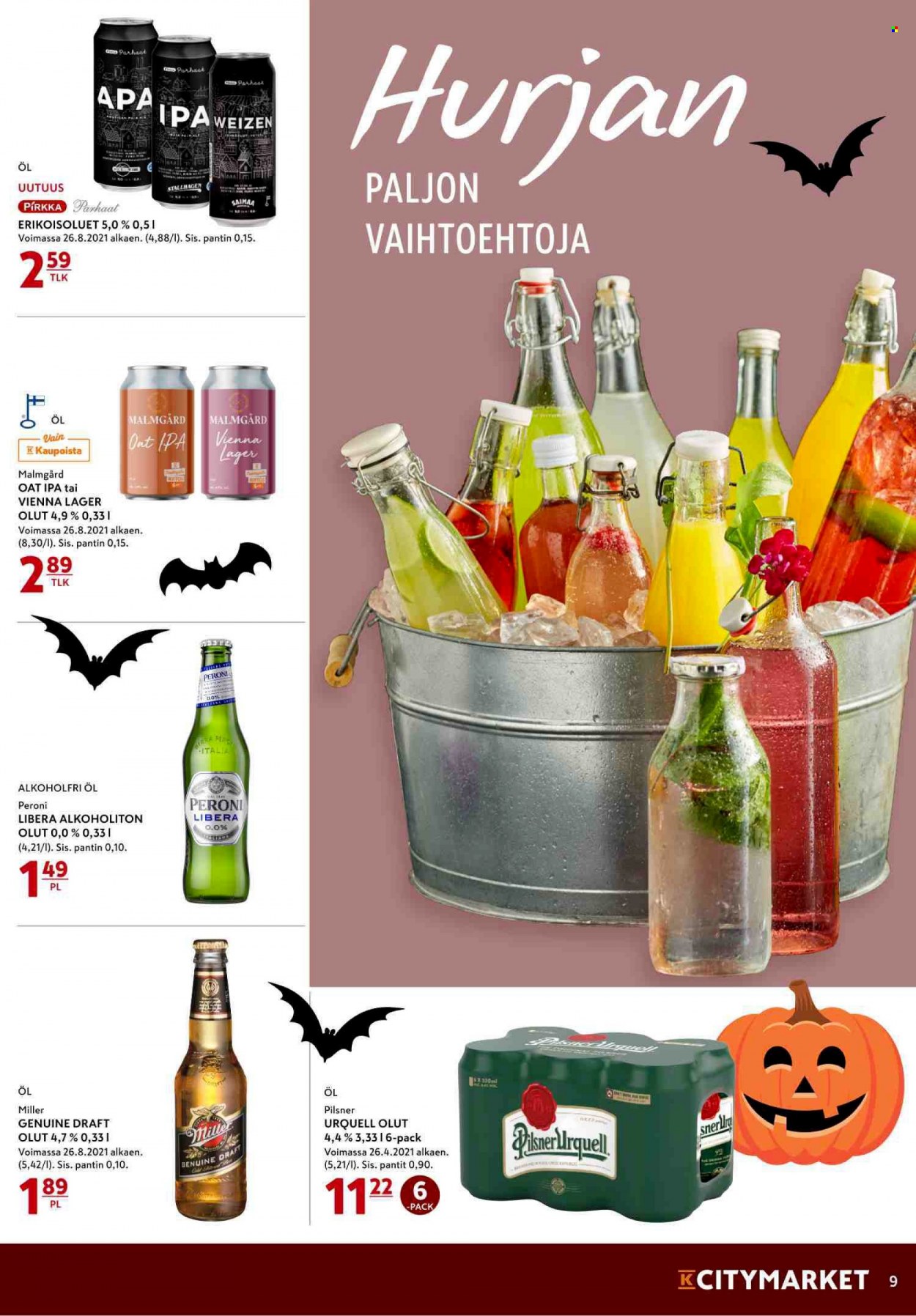 K-citymarket tarjoukset - 28.10.2021 - 31.10.2021. Sivu 9