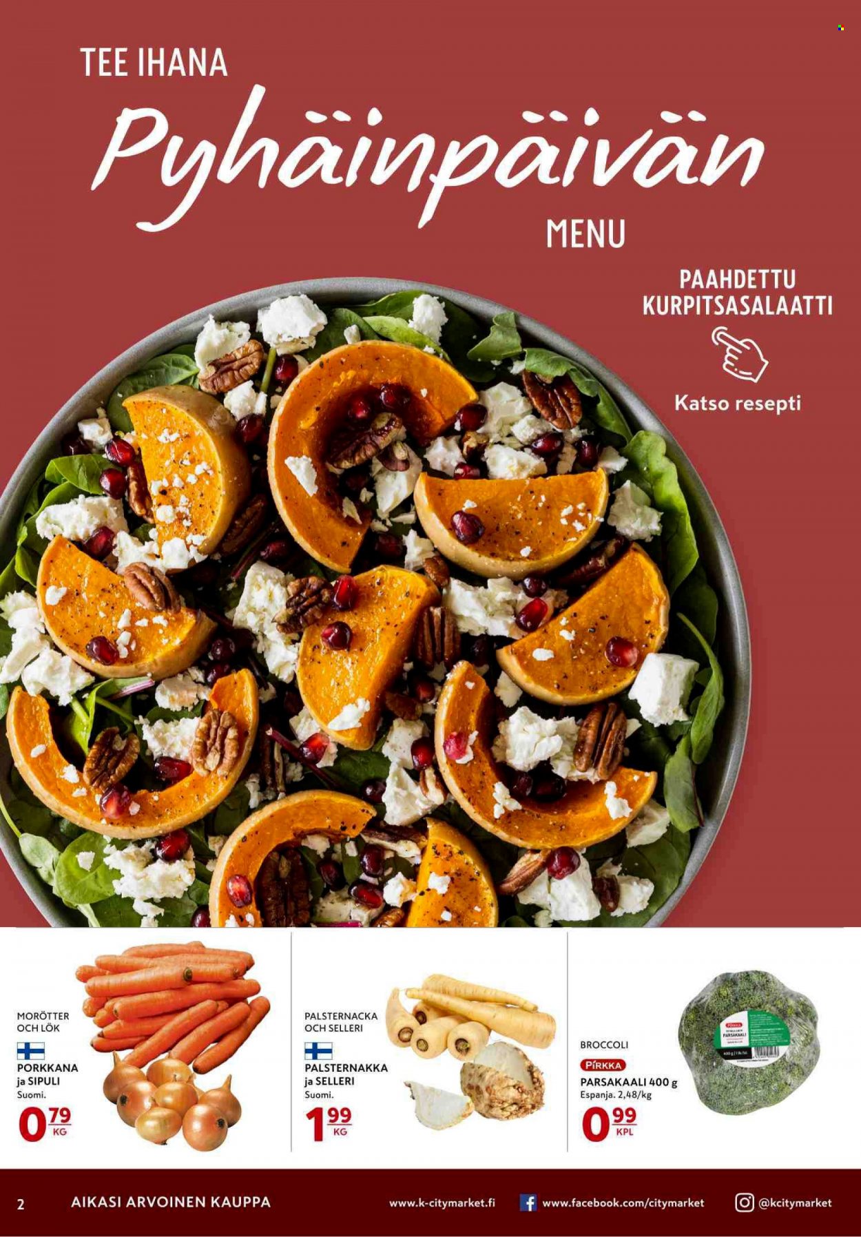 K-citymarket tarjoukset - 01.11.2021 - 03.11.2021. Sivu 2