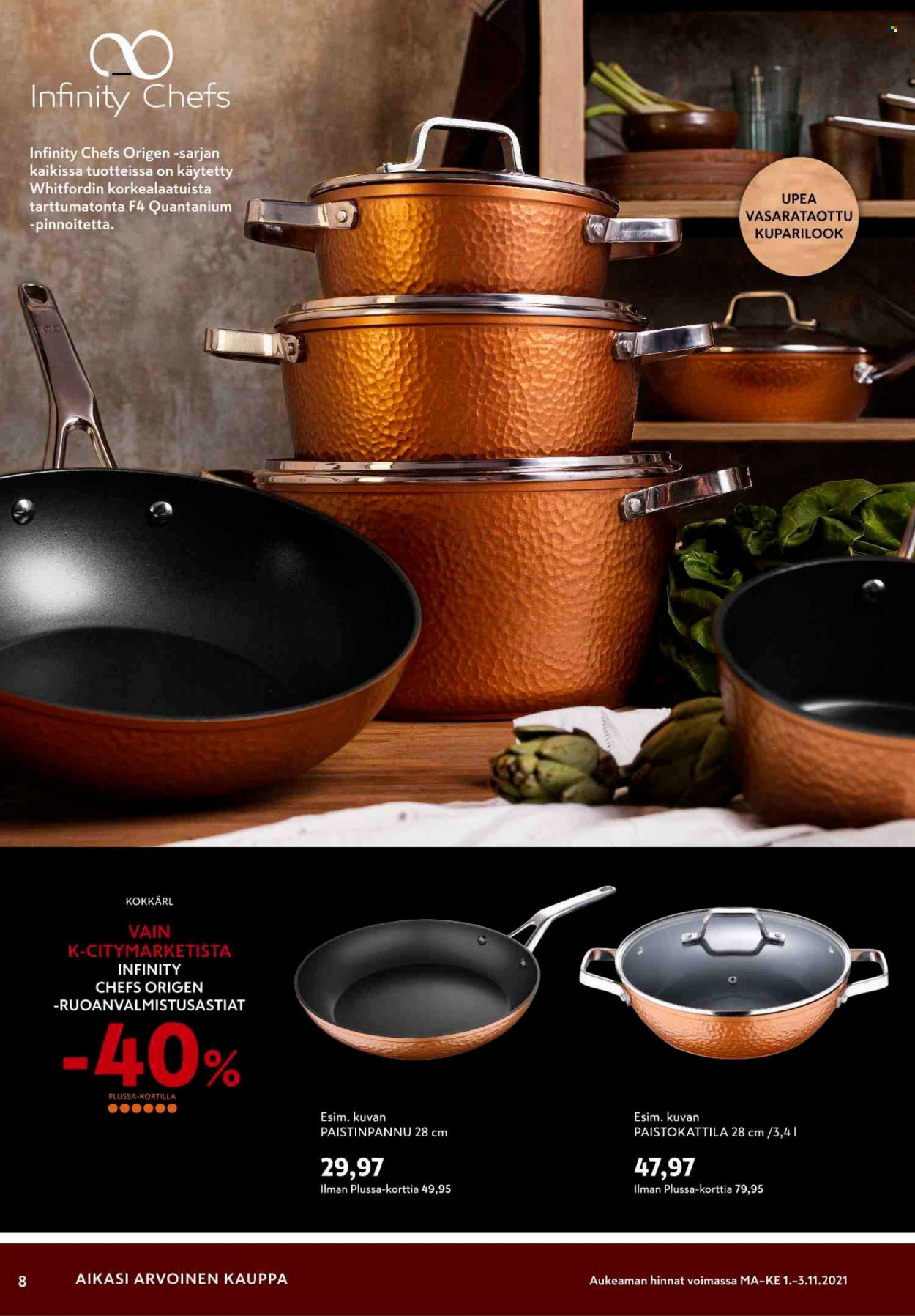 K-citymarket tarjoukset - 01.11.2021 - 03.11.2021. Sivu 8