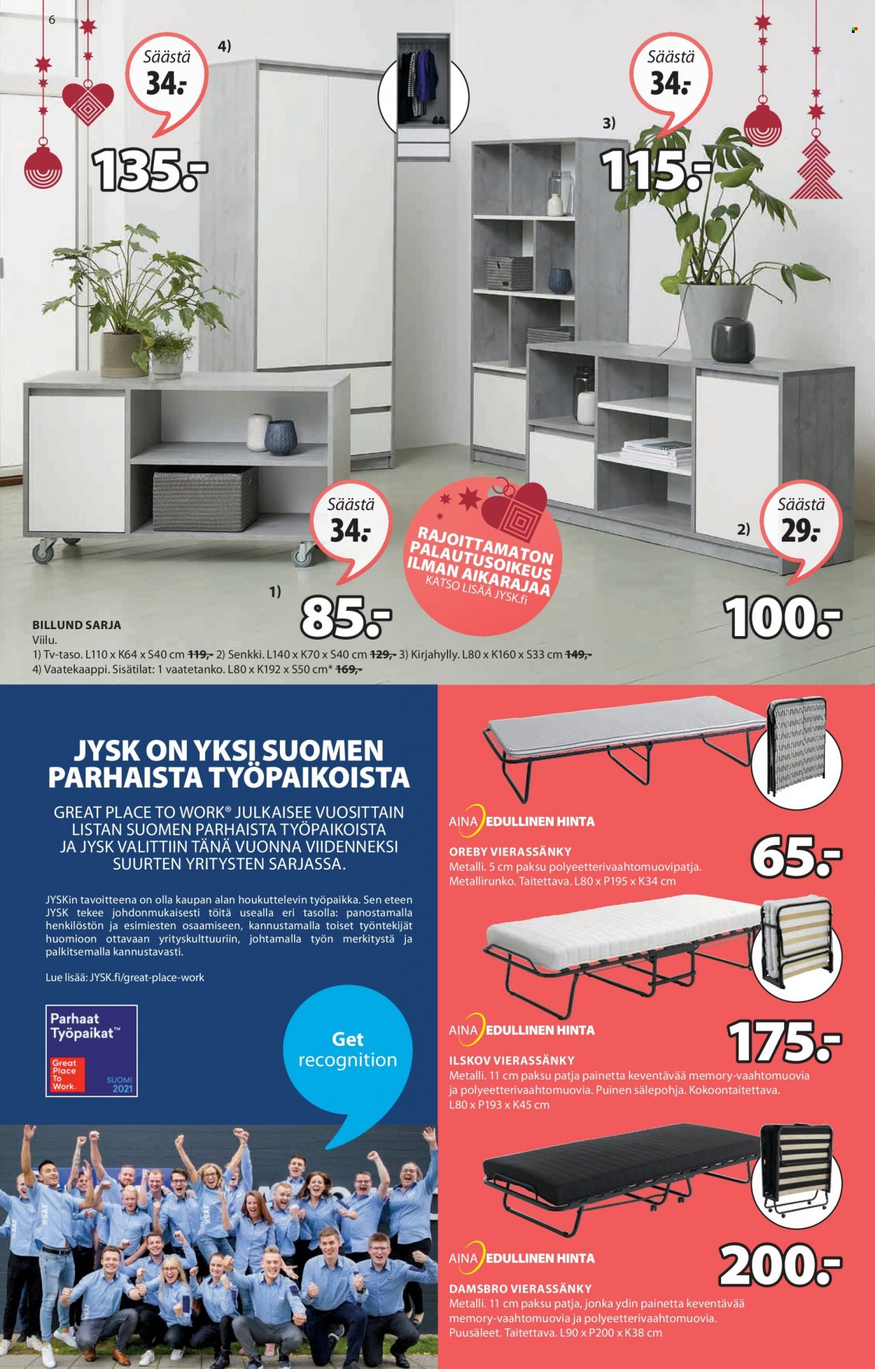 JYSK tarjoukset - 01.11.2021 - 14.11.2021. Sivu 6