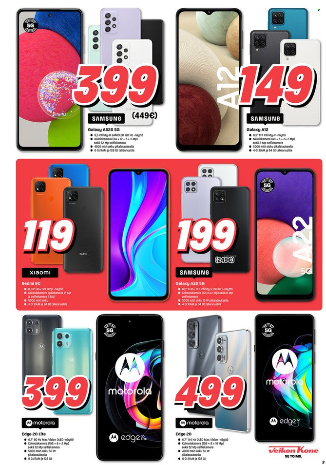 Veikon Kone tarjoukset - 31.10.2021 - 06.11.2021. Sivu 9