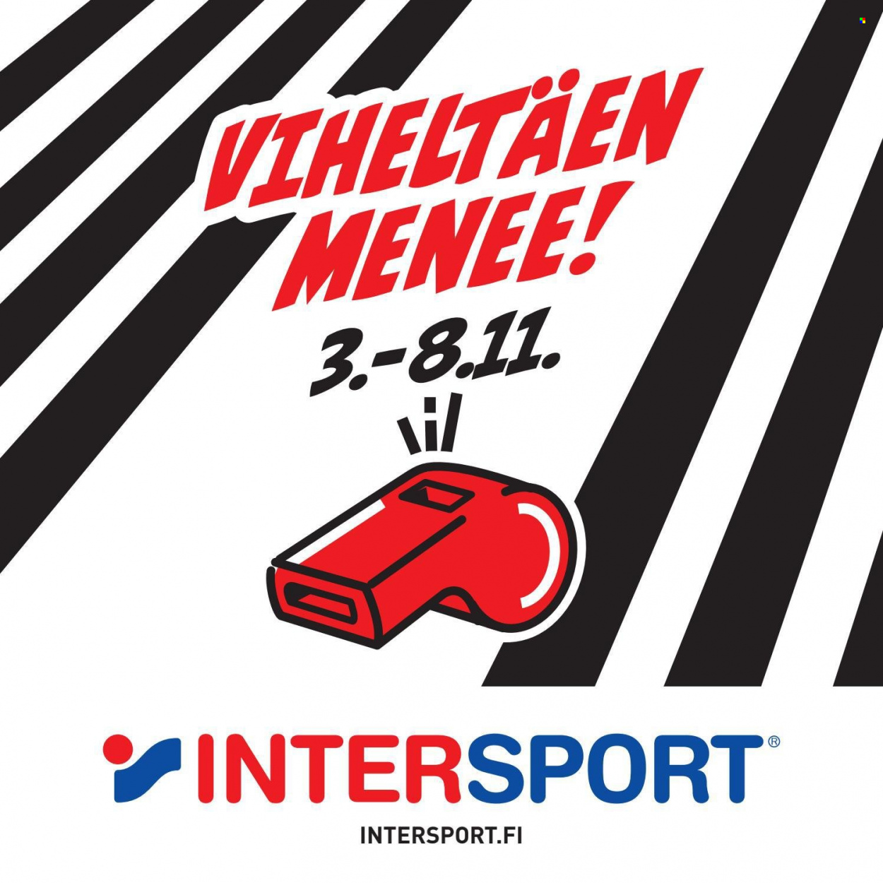 Intersport tarjoukset  - 03.11.2021 - 08.11.2021. Sivu 1.