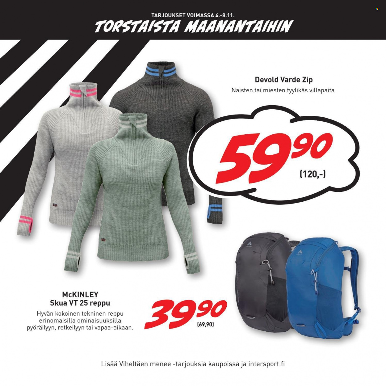 Intersport tarjoukset - 03.11.2021 - 08.11.2021. Sivu 18