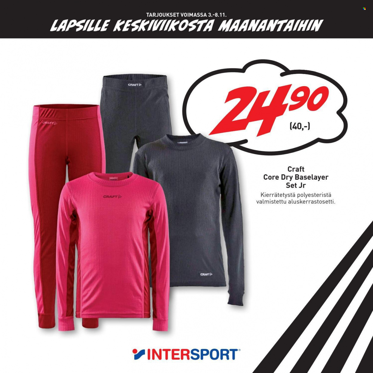 Intersport tarjoukset - 03.11.2021 - 08.11.2021. Sivu 39