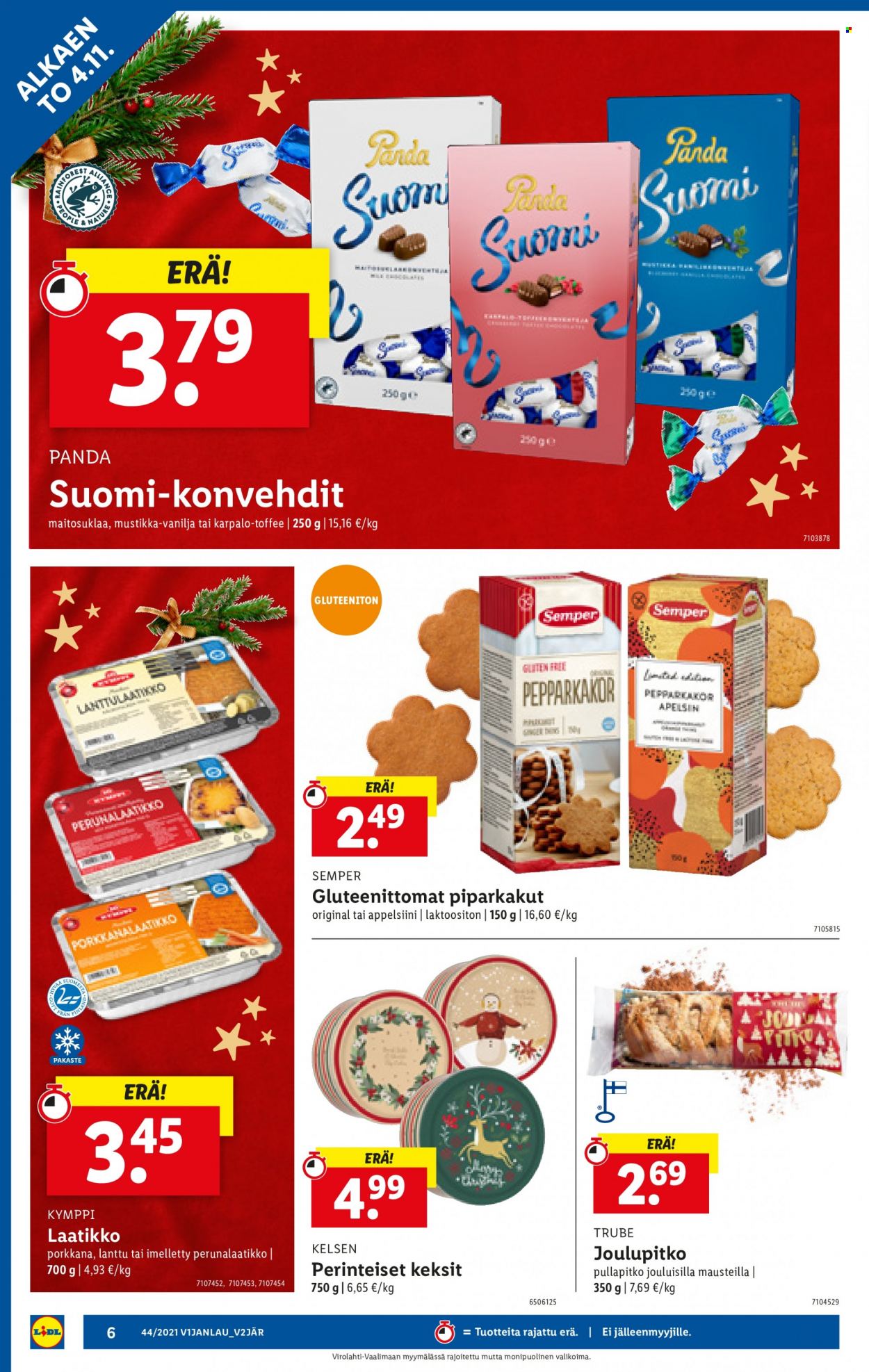 Lidl tarjoukset - 04.11.2021 - 10.11.2021. Sivu 6