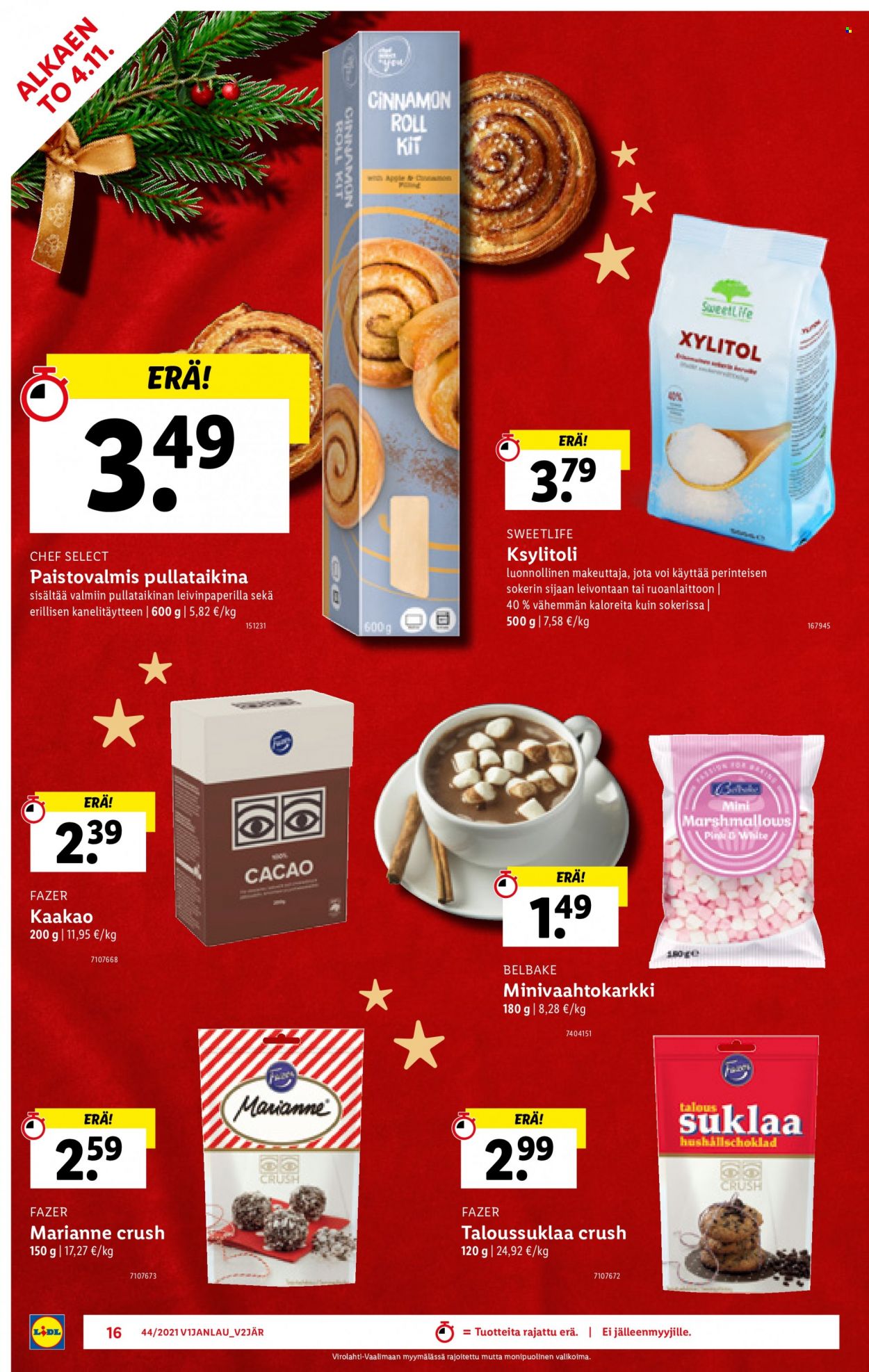 Lidl tarjoukset - 04.11.2021 - 10.11.2021. Sivu 16