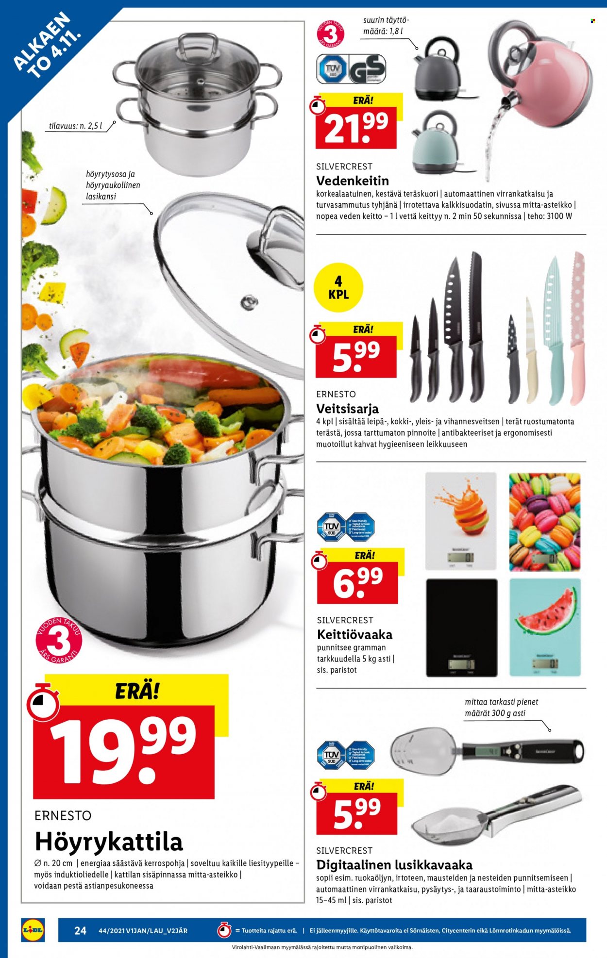 Lidl tarjoukset - 04.11.2021 - 10.11.2021. Sivu 24