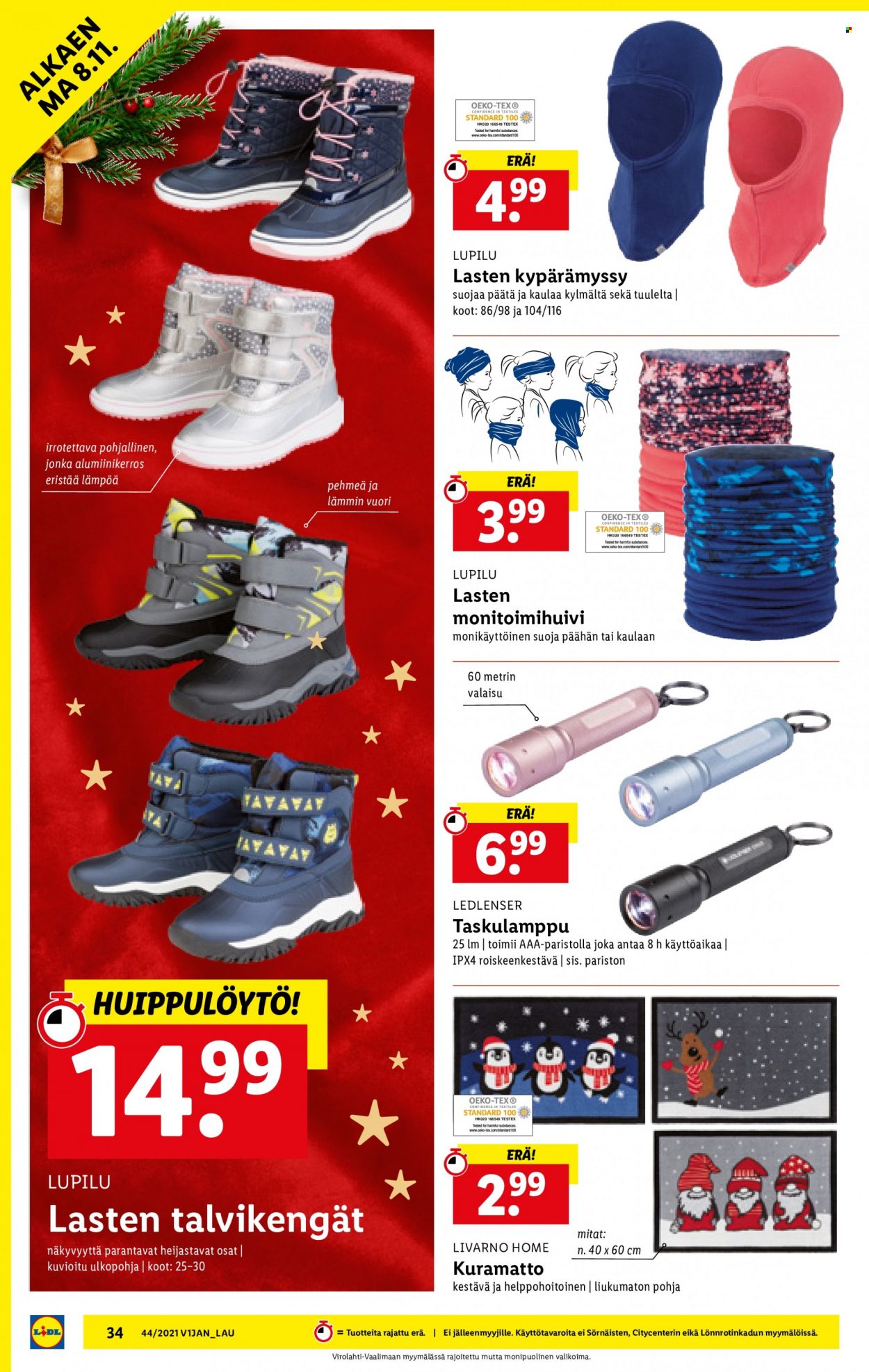 Lidl tarjoukset - 04.11.2021 - 10.11.2021. Sivu 34