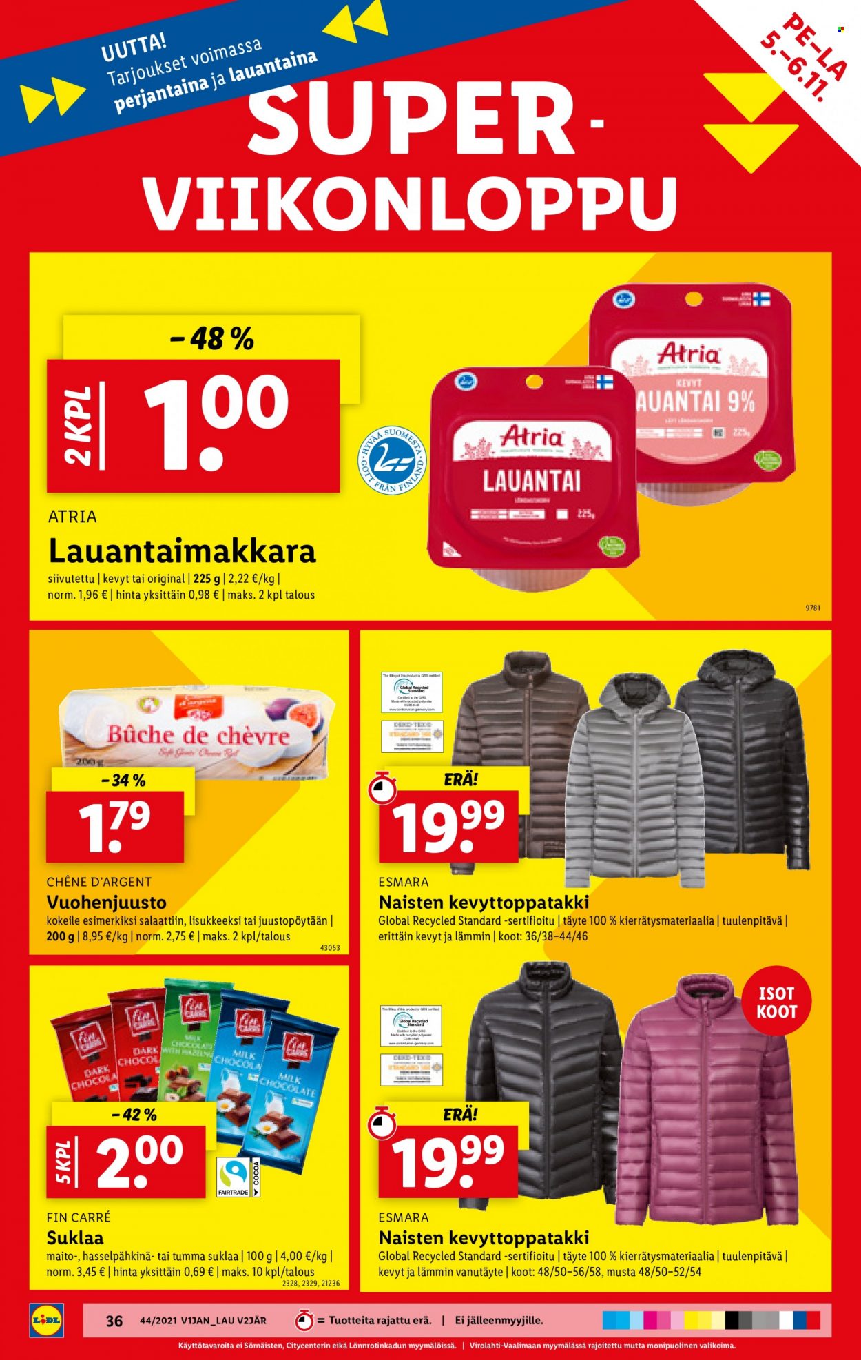 Lidl tarjoukset - 04.11.2021 - 10.11.2021. Sivu 36