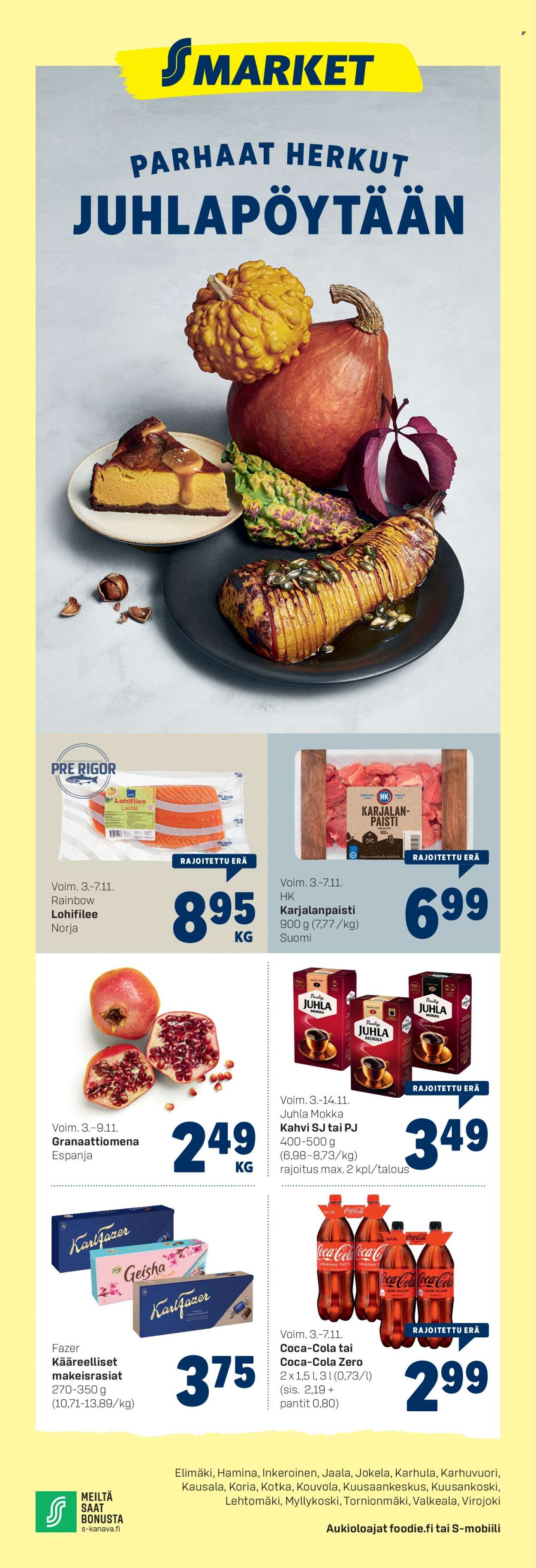 S-market tarjoukset - 03.11.2021 - 07.11.2021. Sivu 1