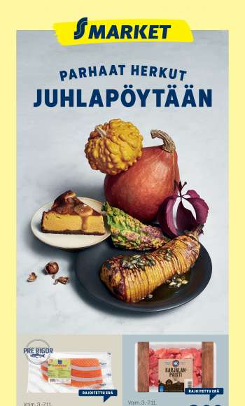 S-market tarjoukset  - 03.11.2021 - 07.11.2021.