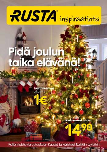 Rusta tarjoukset  - 03.11.2021 - 16.11.2021.