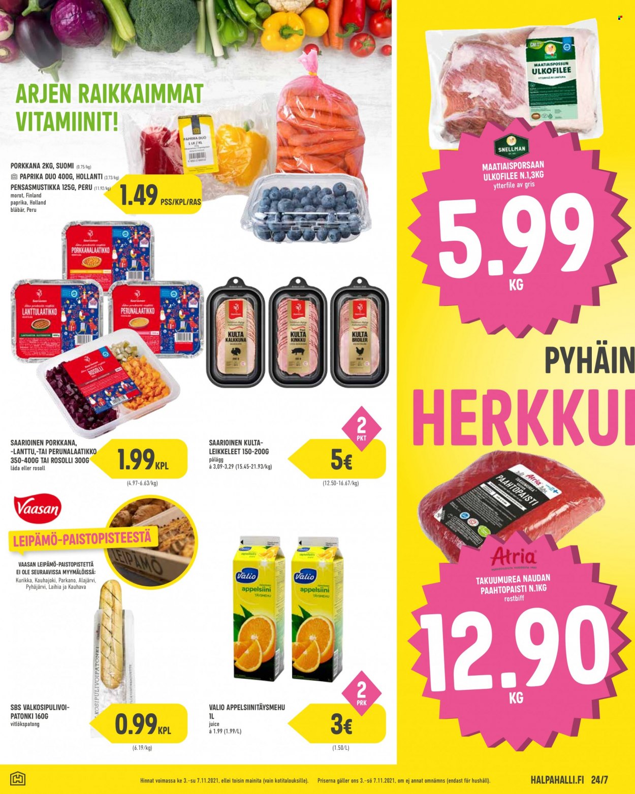 HalpaHalli tarjoukset - 03.11.2021 - 09.11.2021. Sivu 2