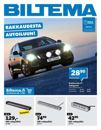 Biltema tarjoukset  - 03.11.2021 - 07.11.2021.