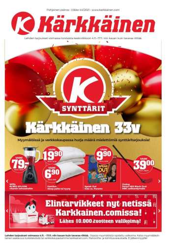 Kärkkäinen tarjoukset  - 04.11.2021 - 17.11.2021.