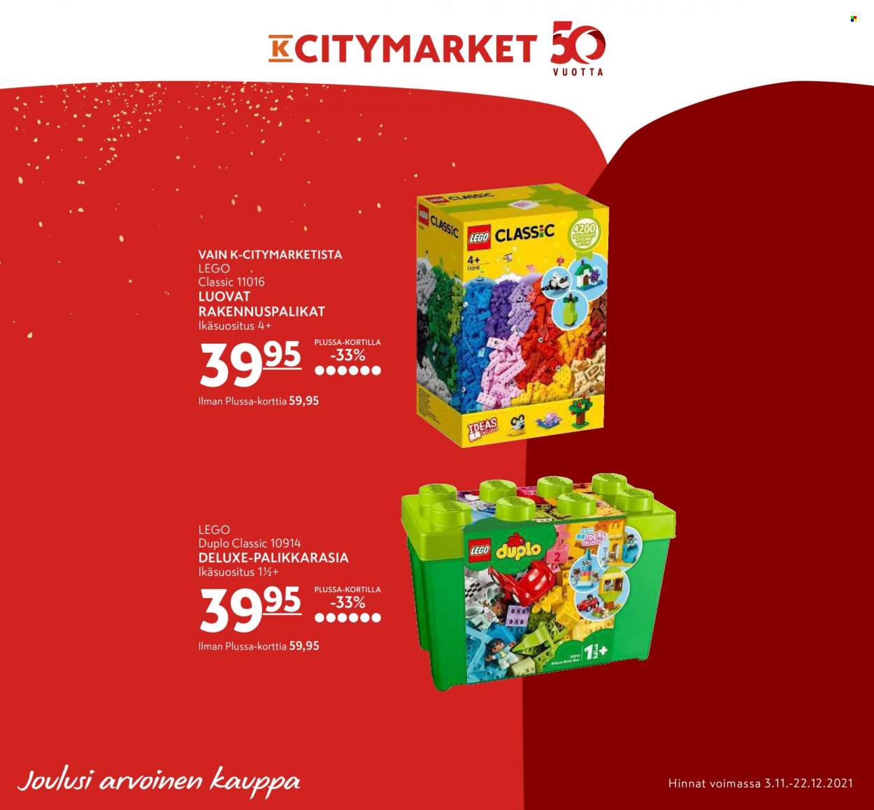 K-citymarket tarjoukset - 03.11.2021 - 22.12.2021. Sivu 54