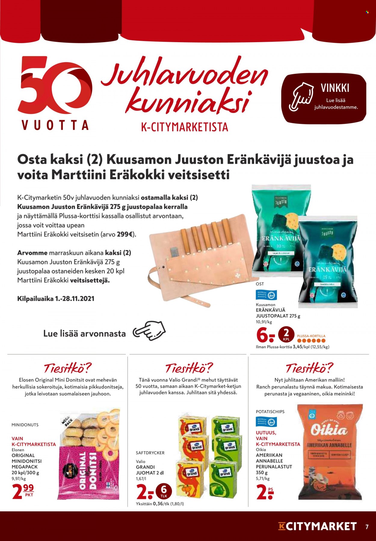 K-citymarket tarjoukset - 08.11.2021 - 10.11.2021. Sivu 7