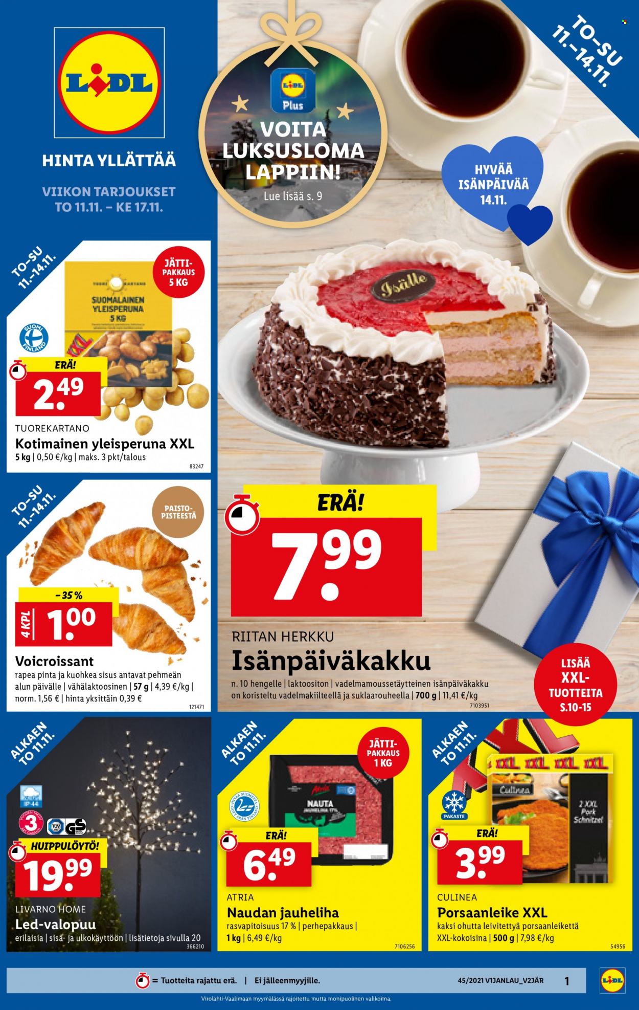 Lidl tarjoukset - 11.11.2021 - 17.11.2021. Sivu 1