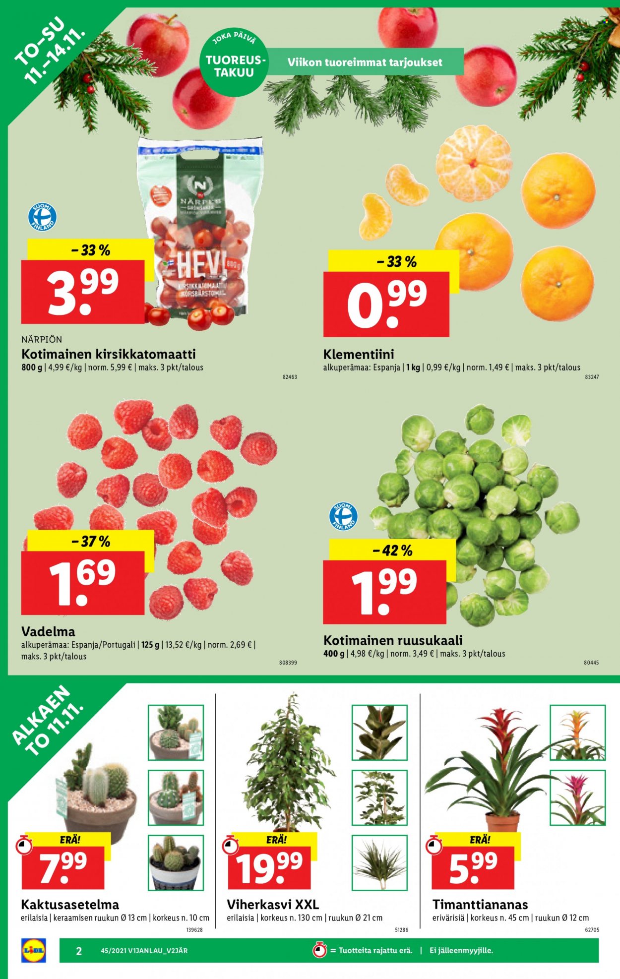 Lidl tarjoukset - 11.11.2021 - 17.11.2021. Sivu 2