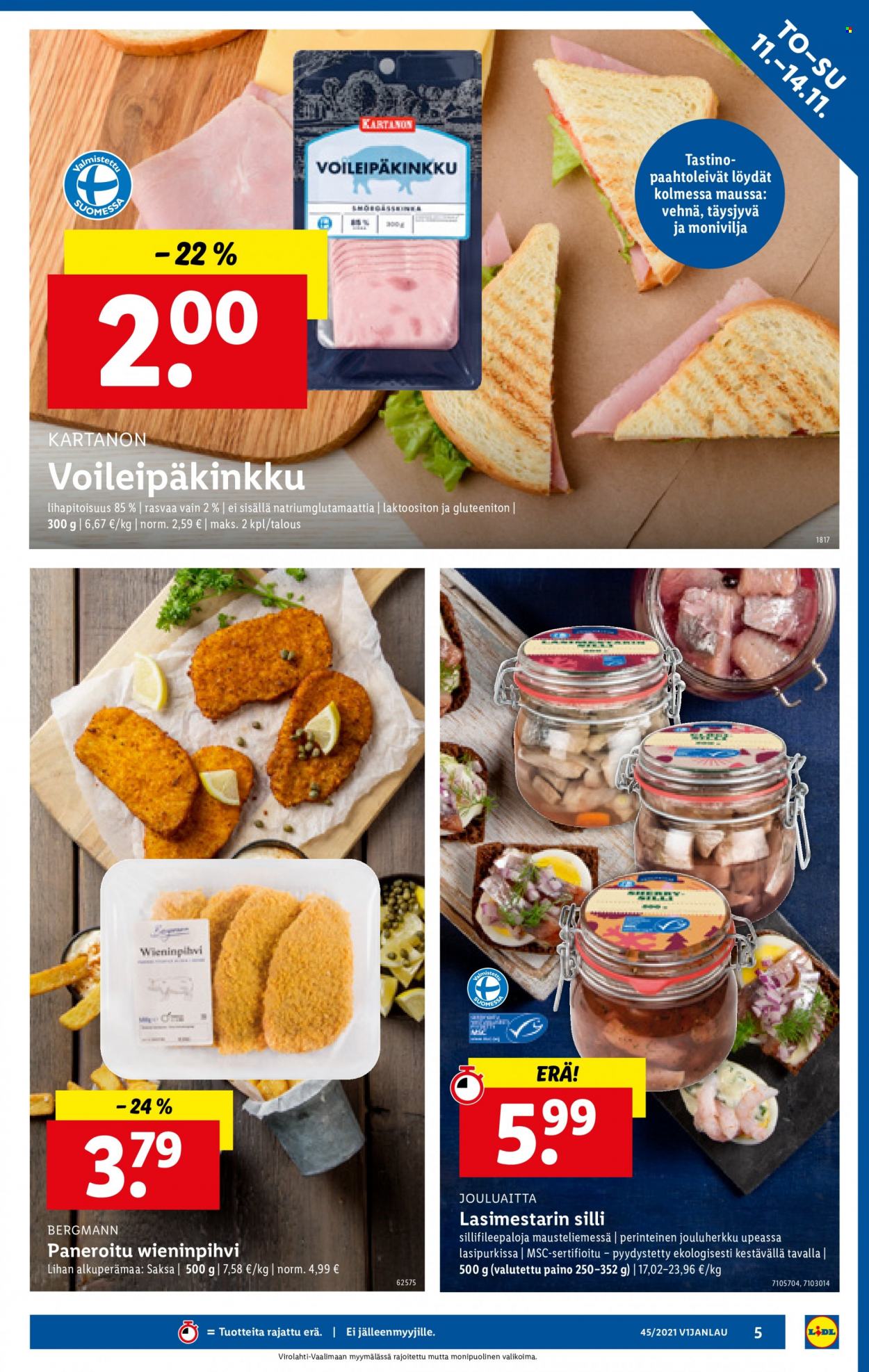 Lidl tarjoukset - 11.11.2021 - 17.11.2021. Sivu 5