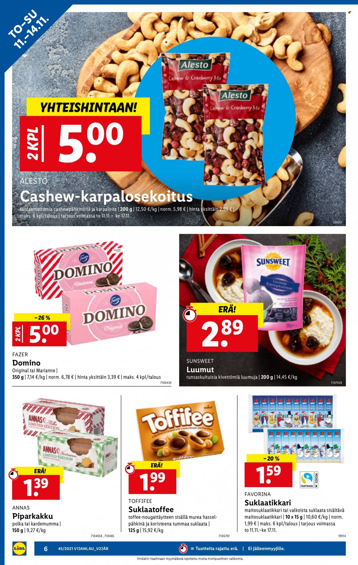 Lidl tarjoukset - 11.11.2021 - 17.11.2021. Sivu 6