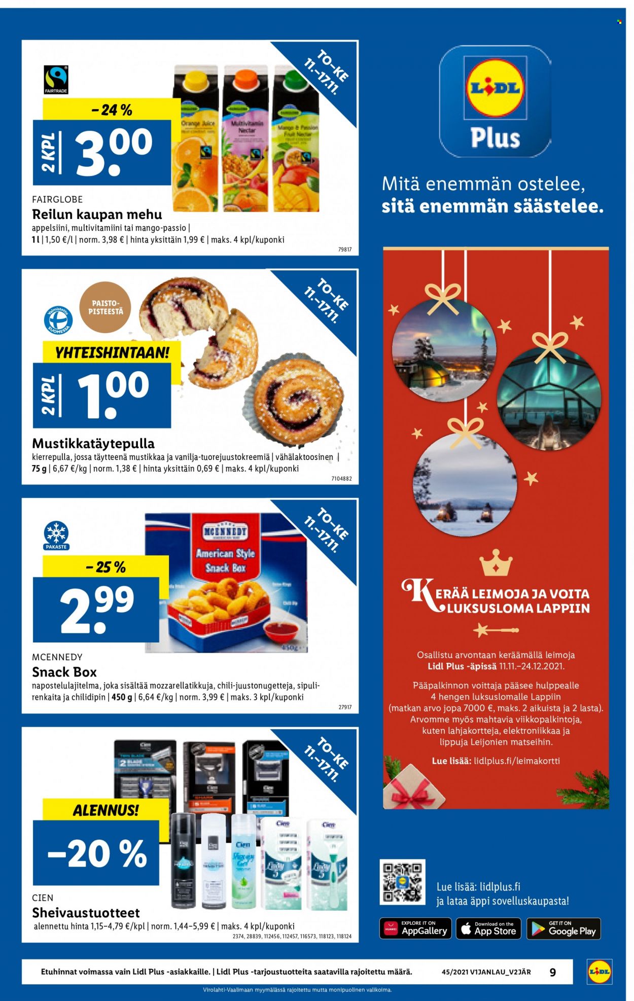 Lidl tarjoukset - 11.11.2021 - 17.11.2021. Sivu 9