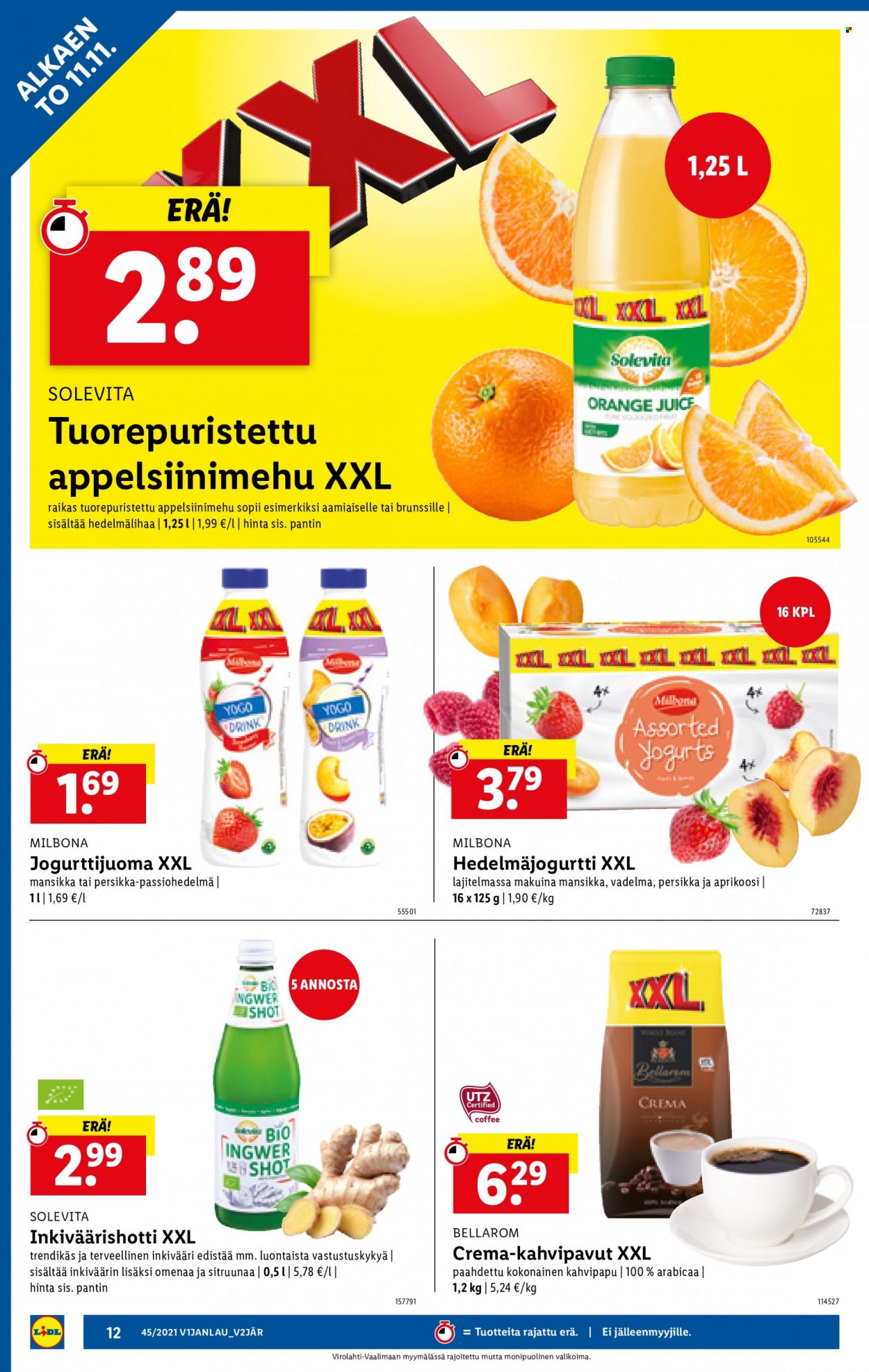 Lidl tarjoukset - 11.11.2021 - 17.11.2021. Sivu 12
