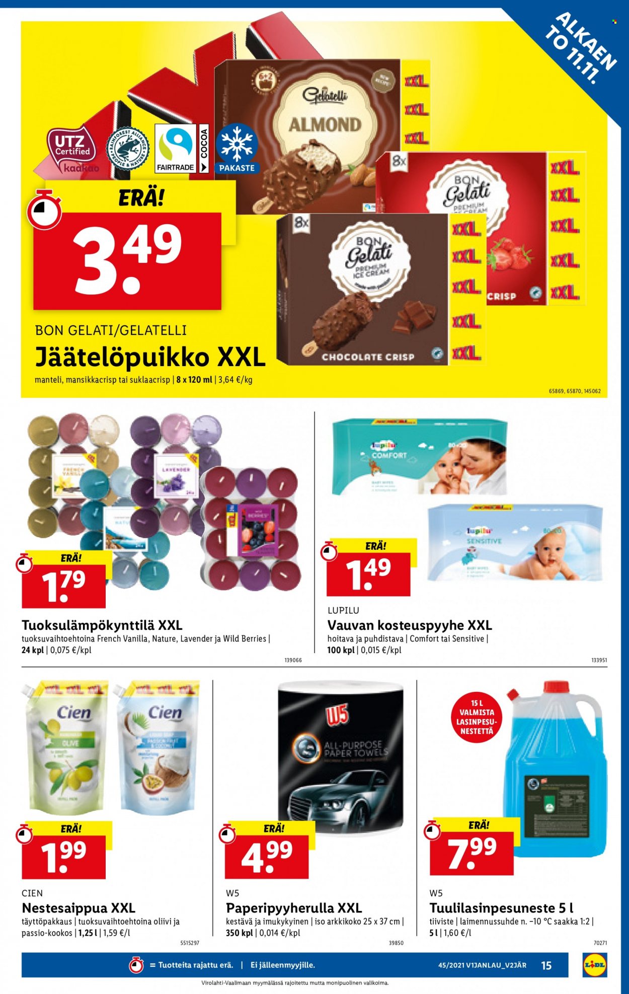 Lidl tarjoukset - 11.11.2021 - 17.11.2021. Sivu 15