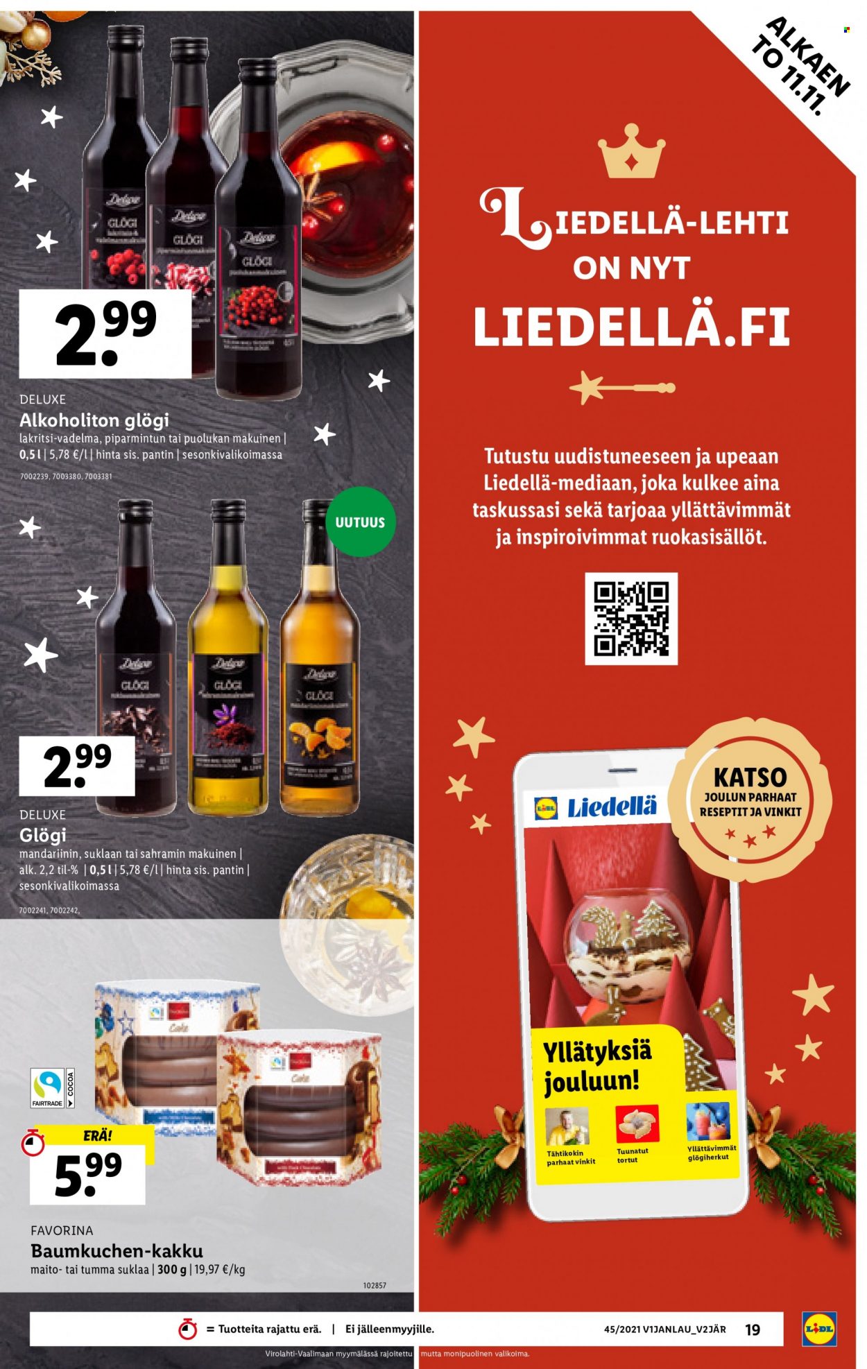 Lidl tarjoukset - 11.11.2021 - 17.11.2021. Sivu 19