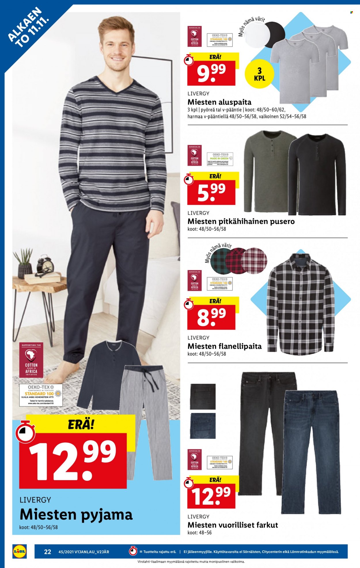 Lidl tarjoukset - 11.11.2021 - 17.11.2021. Sivu 22