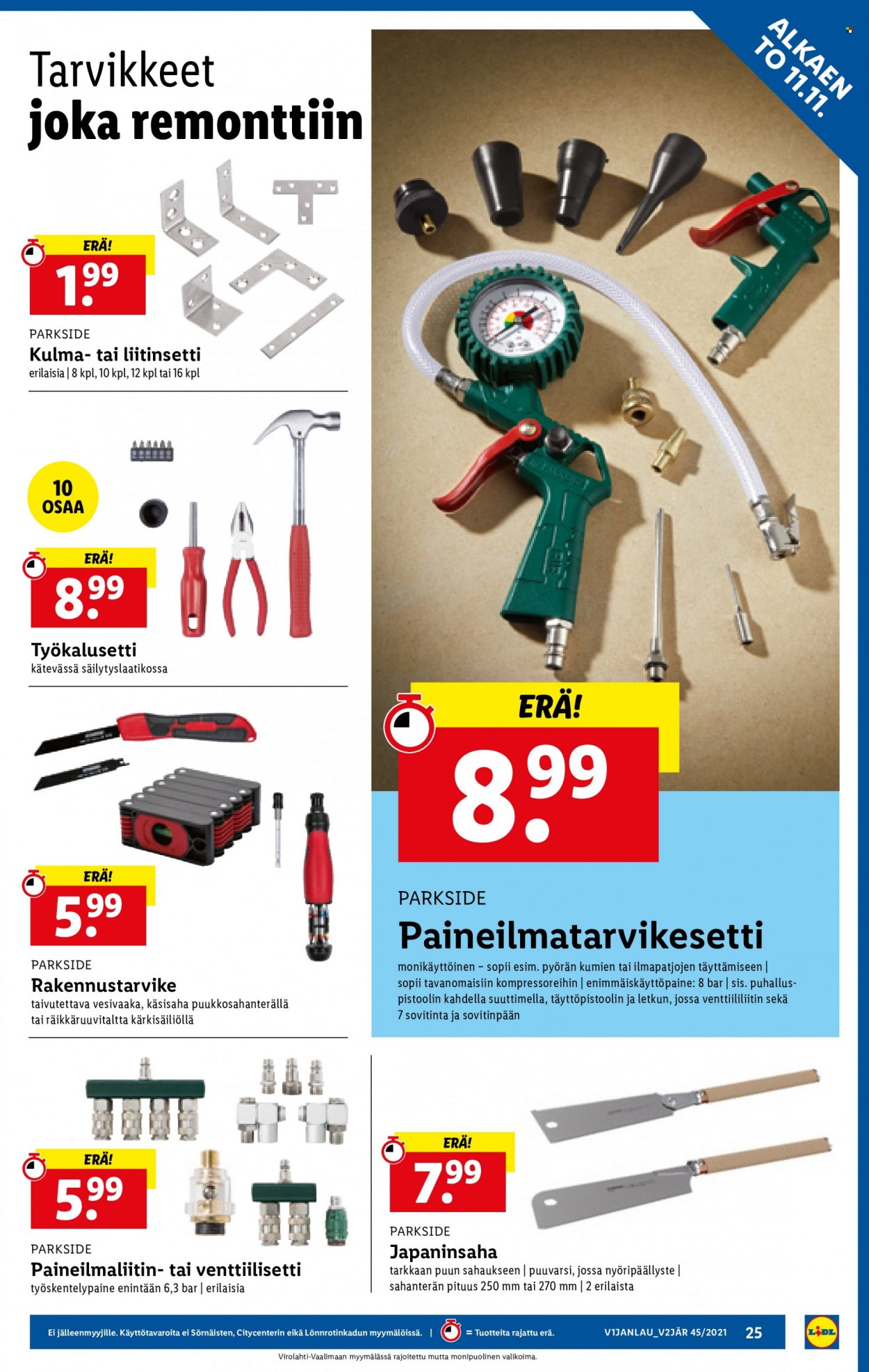 Lidl tarjoukset - 11.11.2021 - 17.11.2021. Sivu 25