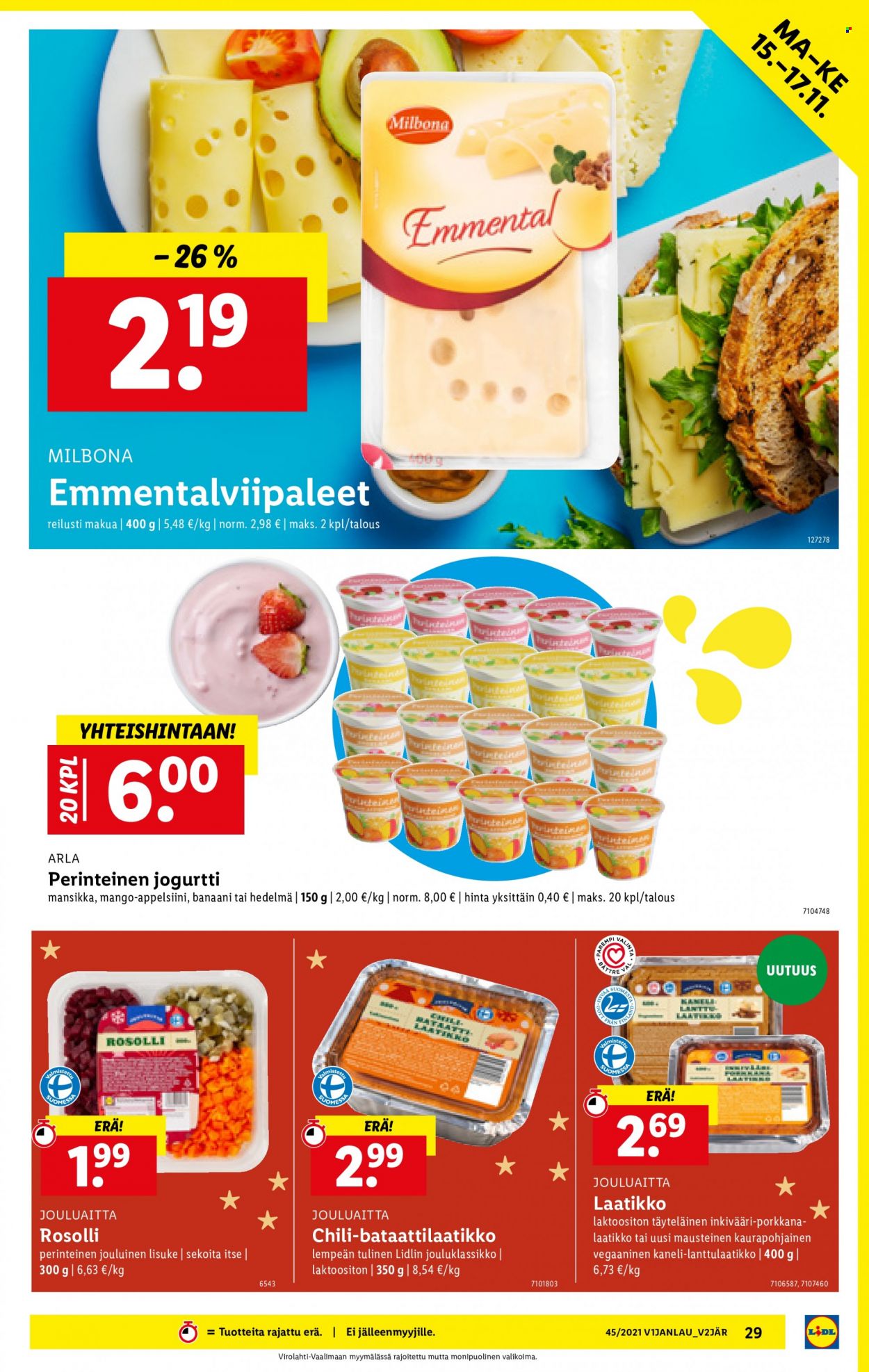 Lidl tarjoukset - 11.11.2021 - 17.11.2021. Sivu 29