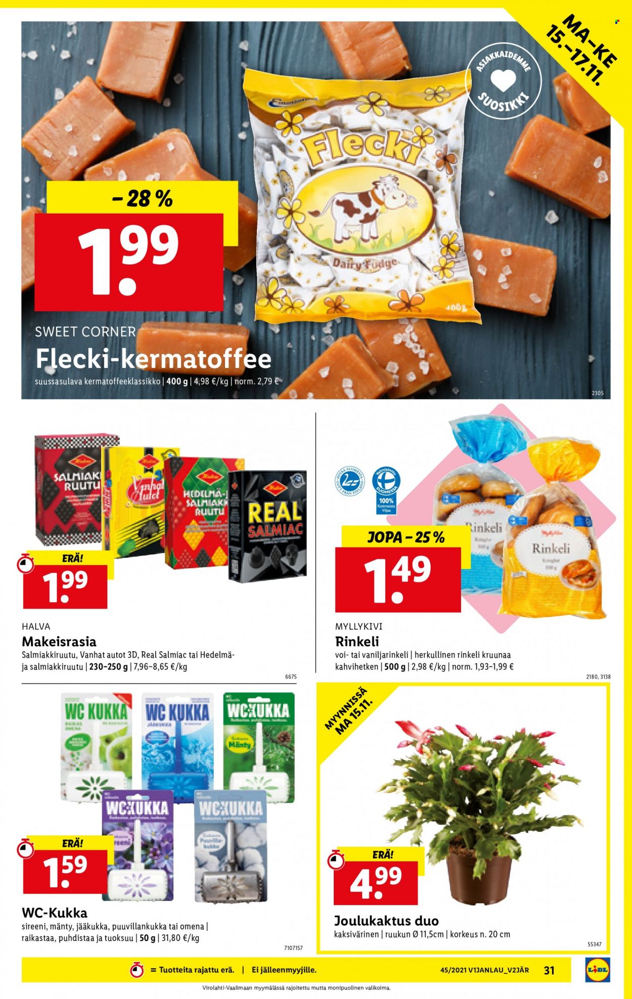Lidl tarjoukset - 11.11.2021 - 17.11.2021. Sivu 31
