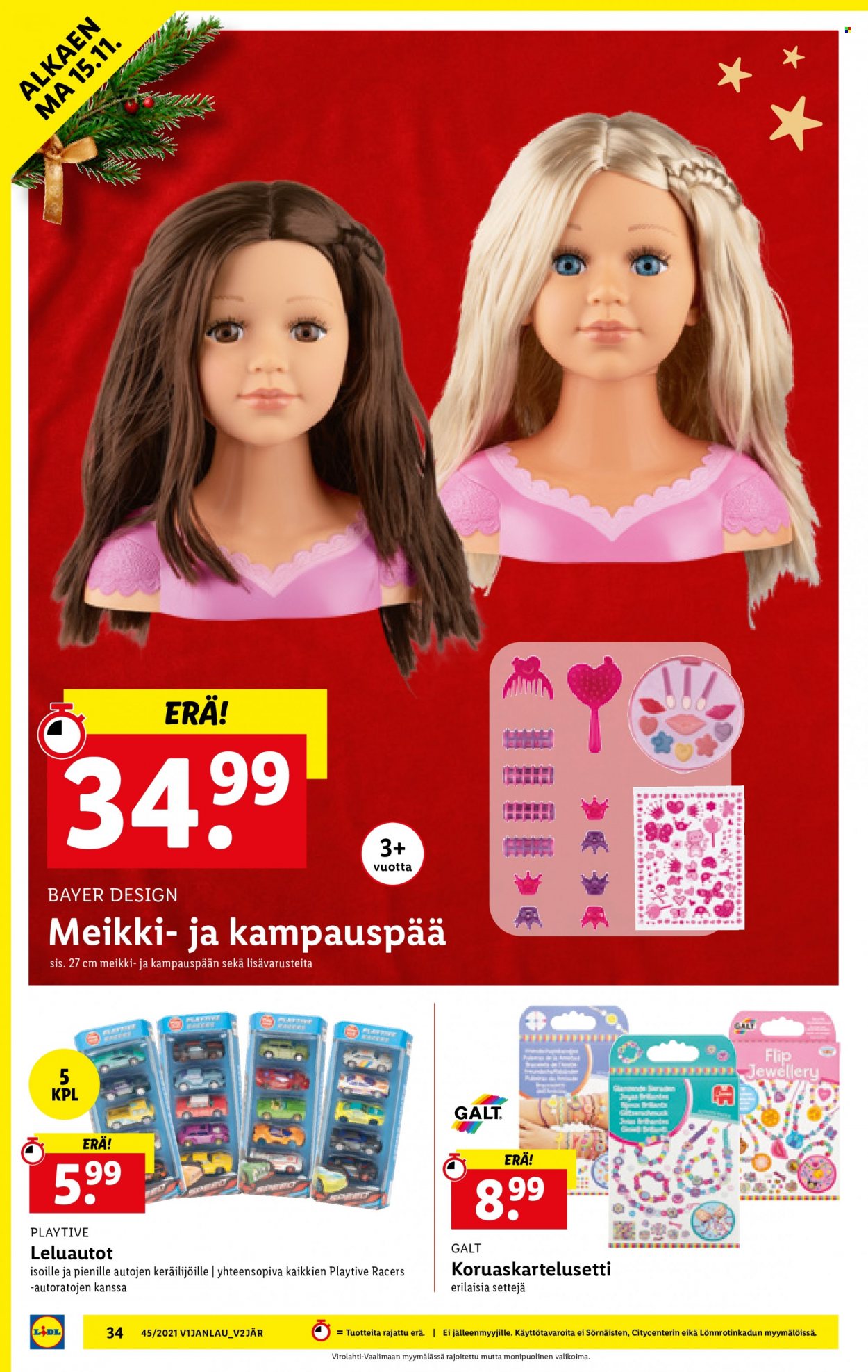 Lidl tarjoukset - 11.11.2021 - 17.11.2021. Sivu 34