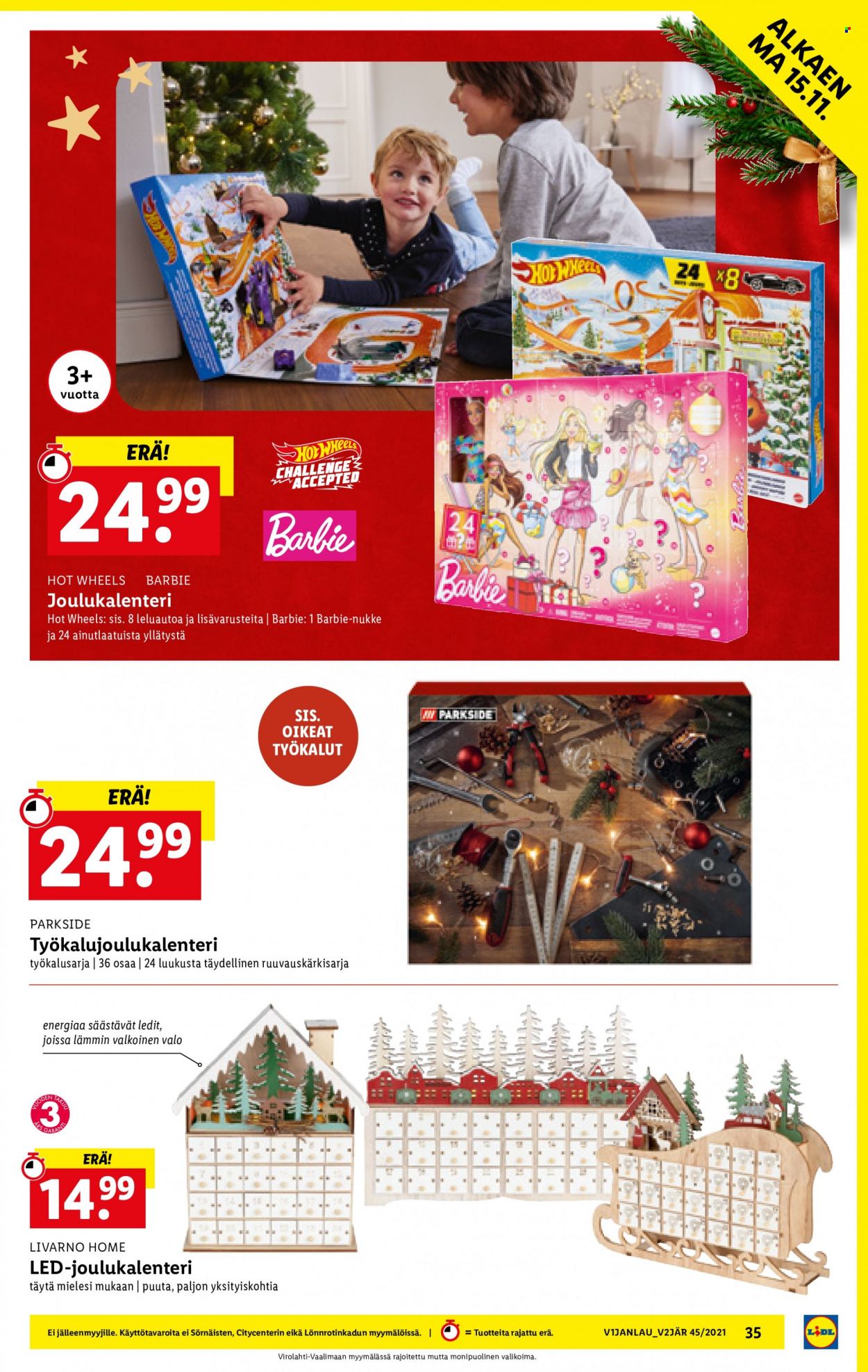 Lidl tarjoukset - 11.11.2021 - 17.11.2021. Sivu 35