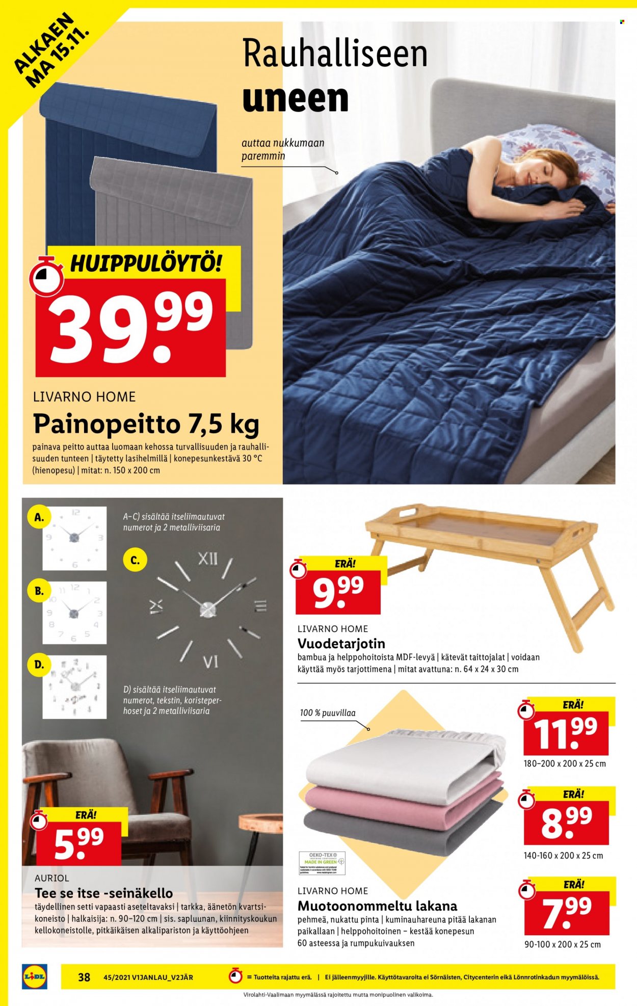 Lidl tarjoukset - 11.11.2021 - 17.11.2021. Sivu 38