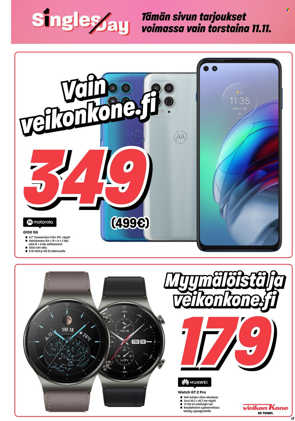 Veikon Kone tarjoukset - 08.11.2021 - 13.11.2021. Sivu 13