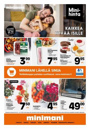 Minimani tarjoukset  - 10.11.2021 - 14.11.2021.