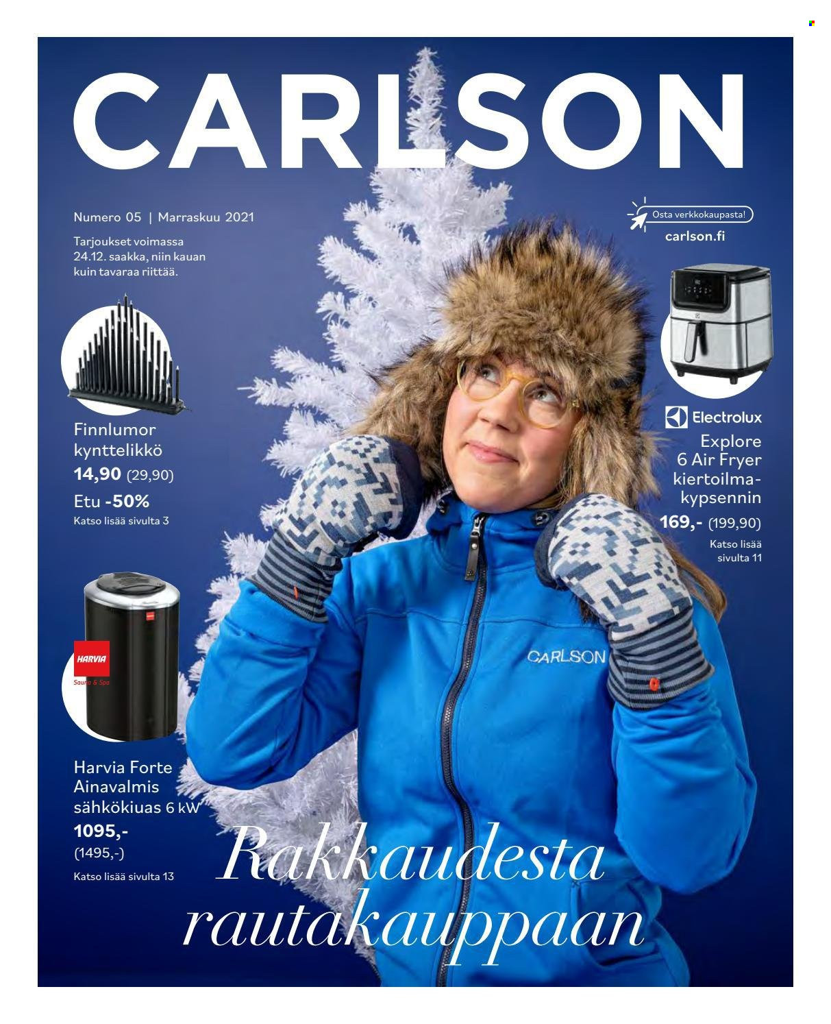 Carlson tarjoukset - 10.11.2021 - 24.12.2021. Sivu 1
