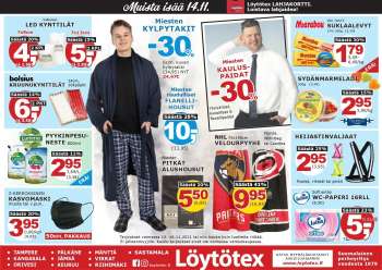 Löytötex tarjoukset  - 10.11.2021 - 16.11.2021.