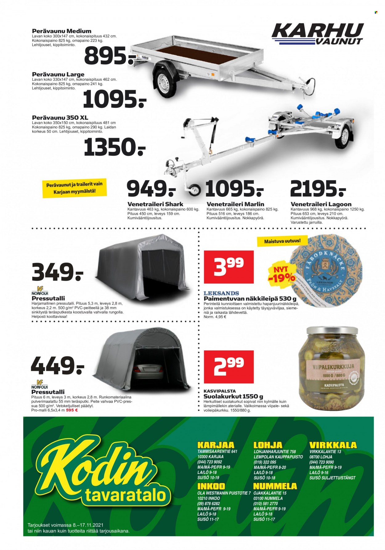 Kodintavaratalo tarjoukset - 08.11.2021 - 17.11.2021. Sivu 8
