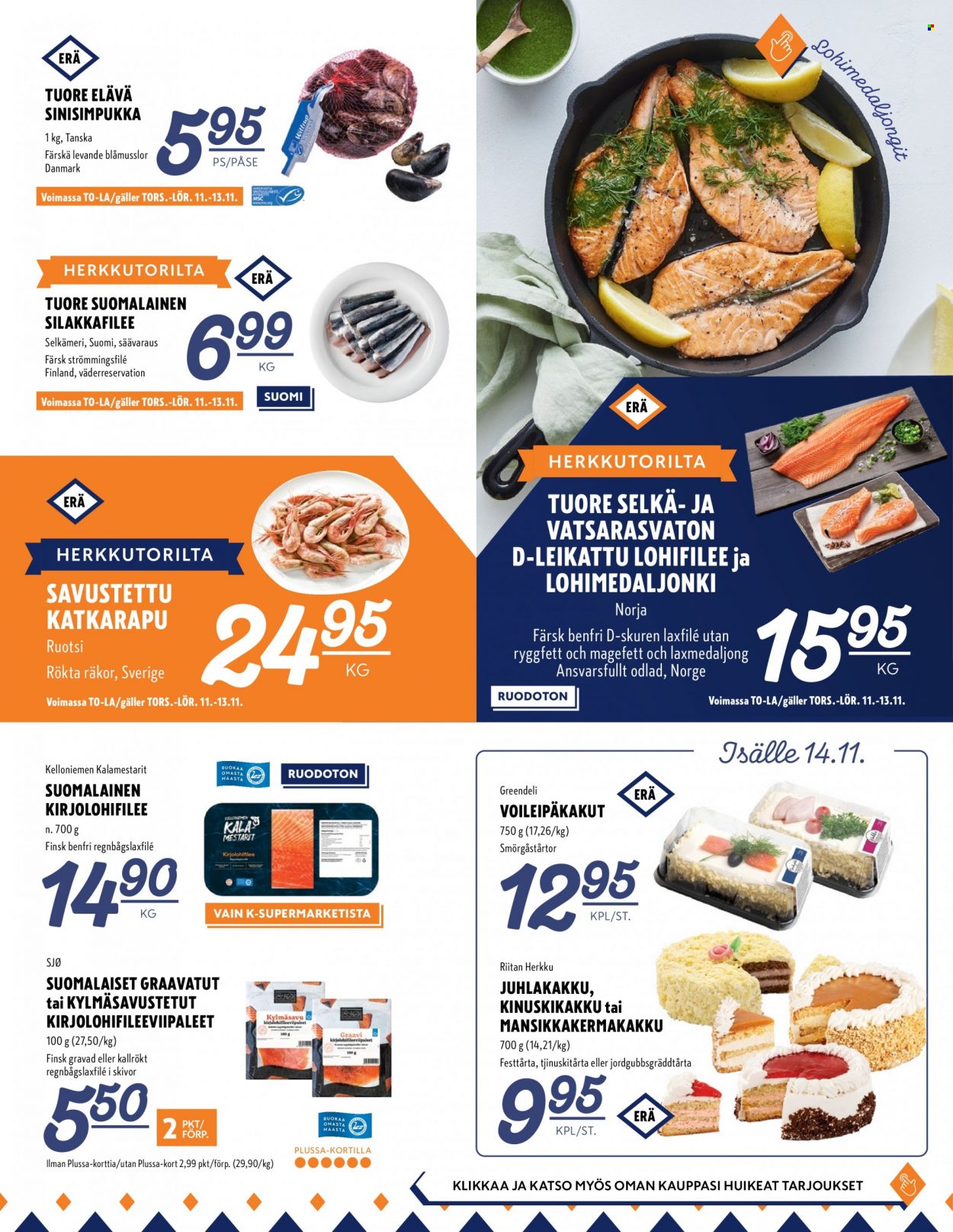 K-Supermarket tarjoukset - 11.11.2021 - 14.11.2021. Sivu 5