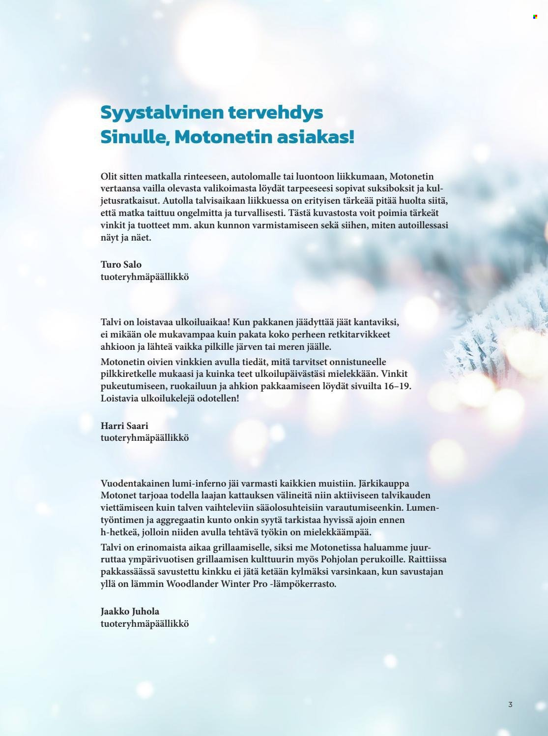 Motonet tarjoukset. Sivu 3
