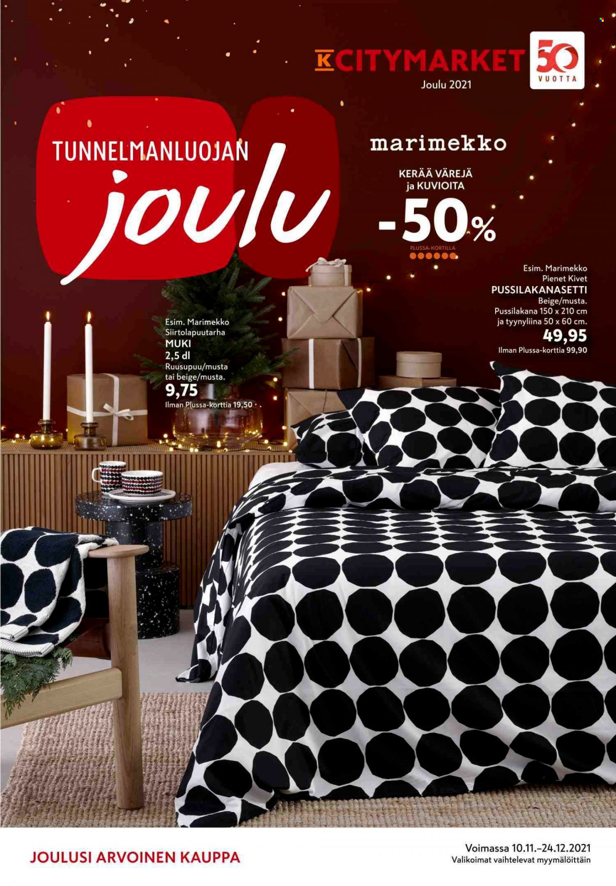K-citymarket tarjoukset - 10.11.2021 - 24.12.2021. Sivu 1