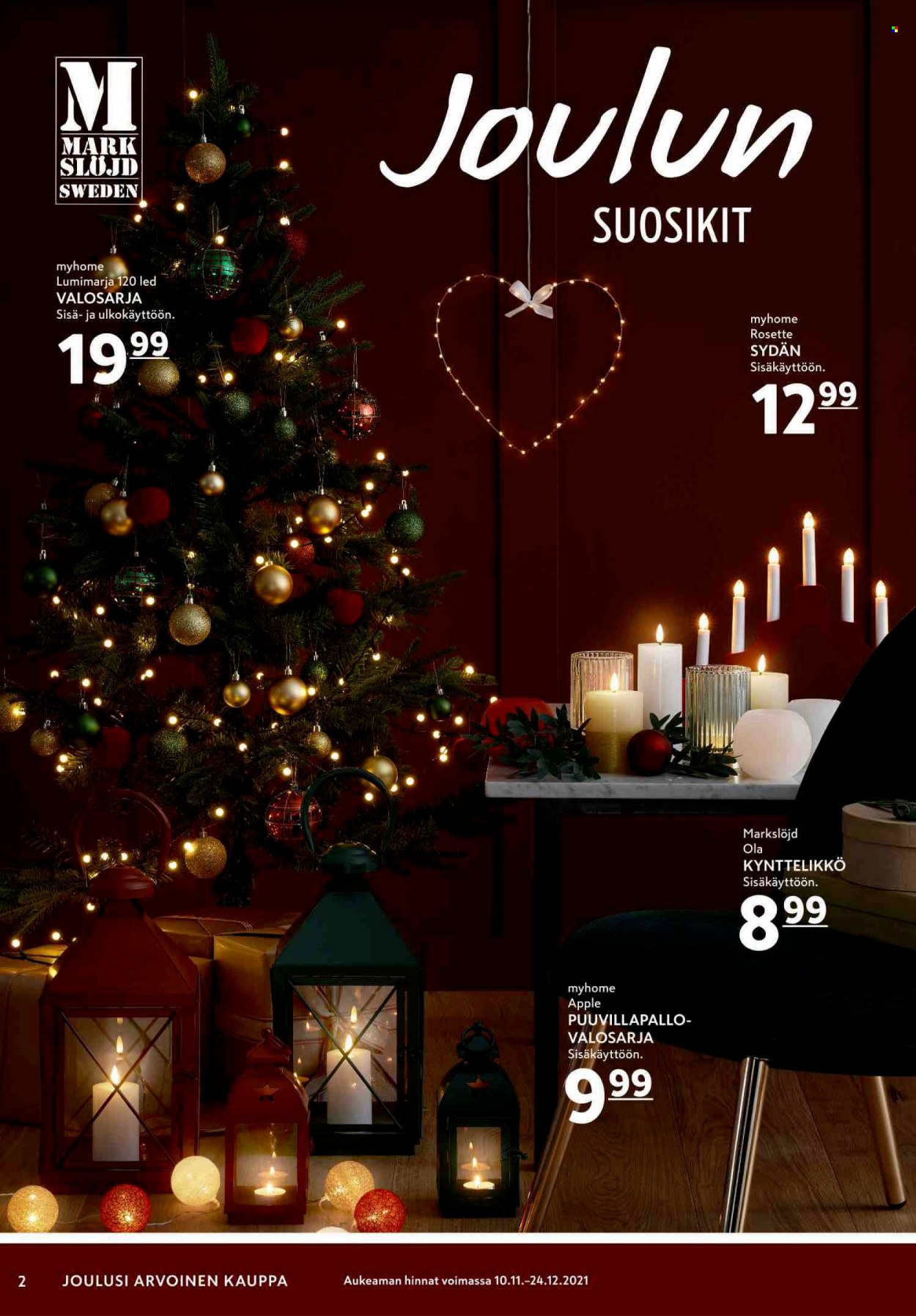 K-citymarket tarjoukset - 10.11.2021 - 24.12.2021. Sivu 2