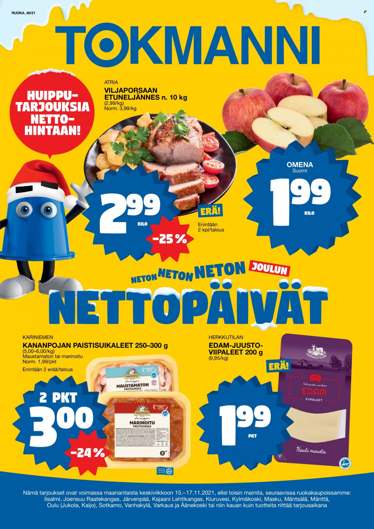Tokmanni tarjoukset - 15.11.2021 - 17.11.2021. Sivu 1