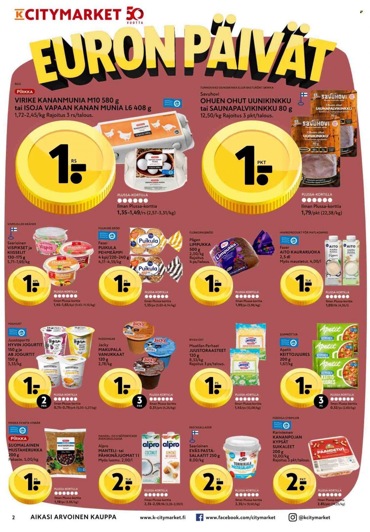 K-citymarket tarjoukset - 15.11.2021 - 17.11.2021. Sivu 2
