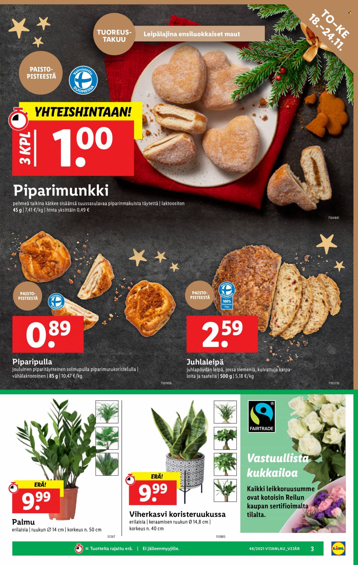 Lidl tarjoukset - 18.11.2021 - 24.11.2021. Sivu 3